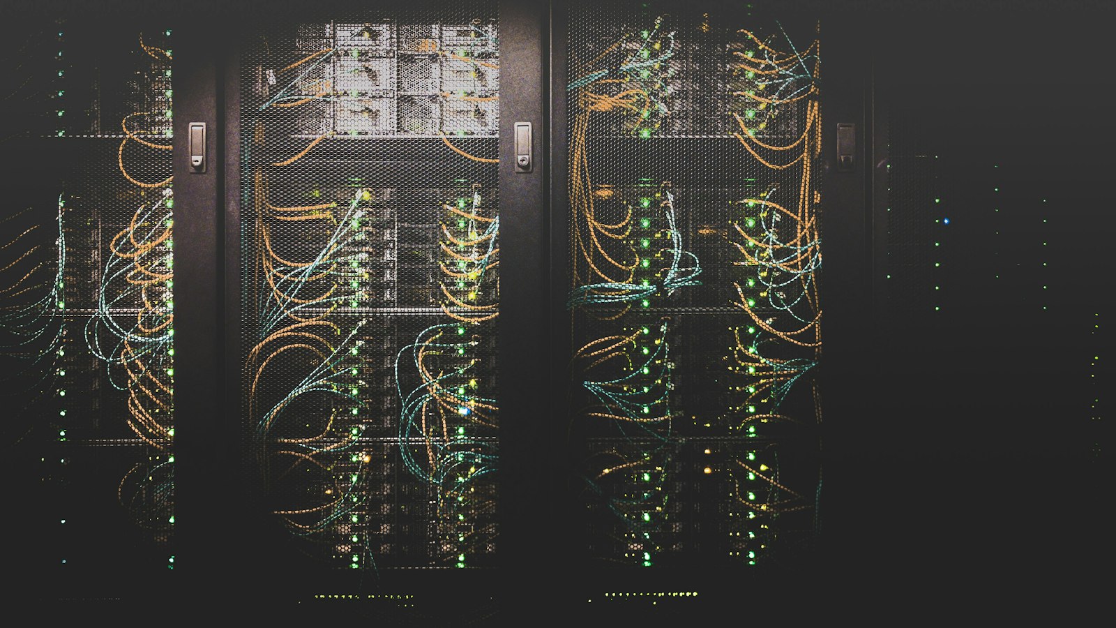 Technicians working in a data center replacing storage equipment to improve performance and security